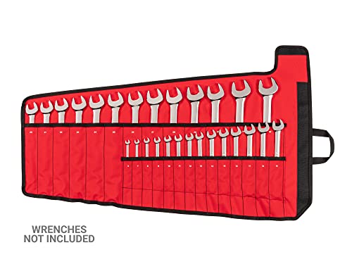 TEKTON 27-Tool Combination Wrench Roll | OTP21204 - size: 27-Tool (6-32 mm)