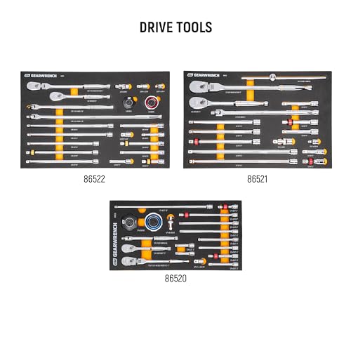 GEARWRENCH 791 Piece Master Mechanics Tool Set in Premium Modular Foam Trays with GSX Mobile Tool Storage | MEGAMODPRO - style: 791 Piece