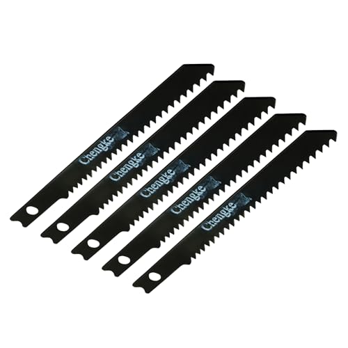 5Pcs QTY10 Jig Saw Blades Set for Clean Cutting Wood