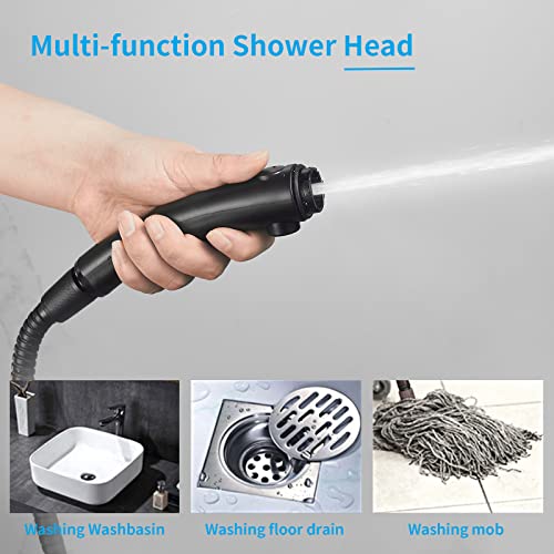KAIYING RV & Camper High Pressure Handheld Shower Head with Pause Button - color: Black