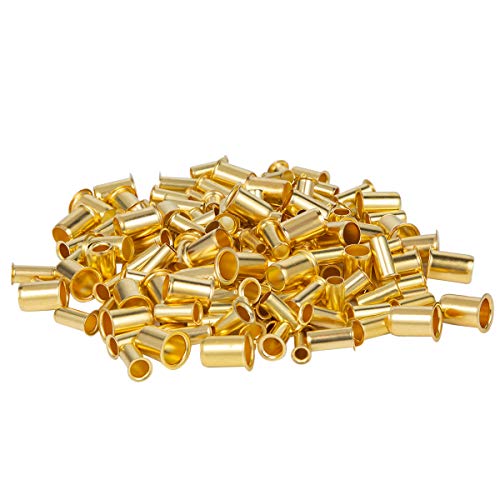 Compression Fittings Assortment kit-6 Sizes(1/8"3/16" 1/4" 5/16" 3/8" 1/2") Brass Compression Sleeves Ferrules & Insert,used to connect lines for air,water,fuel,oil and inert gases - size: 230 pcs, 1/8", 3/16", 1/4", 5/16", 3/8", 1/2"
