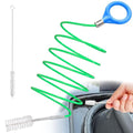 78 Inch Long Auto Sunroof Cleaning Tool with 1 PC 7.9 Inch Drain Brush