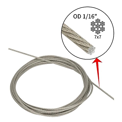 Picture Hanging kit,Mirror Hanging kit Adjustable Heavy Duty with Wire Hardware for Frame Mirror: 78 inch *1/16 50LB 3pack - size: 3 Pack
