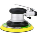 Random Orbital Air Sander 6" Pneumatic Palm Sander DA Sander, Low Vibration Noise Reduction, 12000 RPM, Hook & Loop, for Auto Body, Car Detailing, Wood, Metal Polishing & Buffing - size: 6 inch