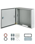 Waterproof Electrical Enclosure 20 x 20 x 6'', Outdoor Electrical Box Weatherproof, Electrical Junction Box with Reinforced Lock - size: 20 x 20 x 6''