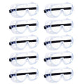 10 Pack Anti-fog Protective Safety Goggles,Safety Glasses,For Industrial,Family Work - color: White5