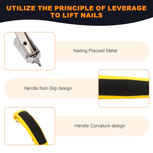 2PCS Upholstery Staple Remover,Staple Puller Tool,Heavy Duty Staple Remover - color: 2 Pack