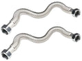WHK 24-Inch Water Heater 1" FIP Flexible Hose Connector,2 Pack