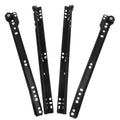 Angoily 12 Inch Bottom Mount Drawer Slides Metal Sliding Rail Hardware Accessories Pair for Smooth Furniture Drawer Operation and Easy Installation
