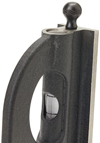 Starrett Steel Combination Square with Square Head, 12" Blade Length
