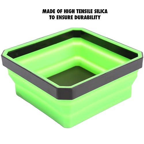 OEMTOOLS Collapsible Magnetic Tray Set 4-1/2" Magnetic Tray for Small Parts - style: 2-Pack