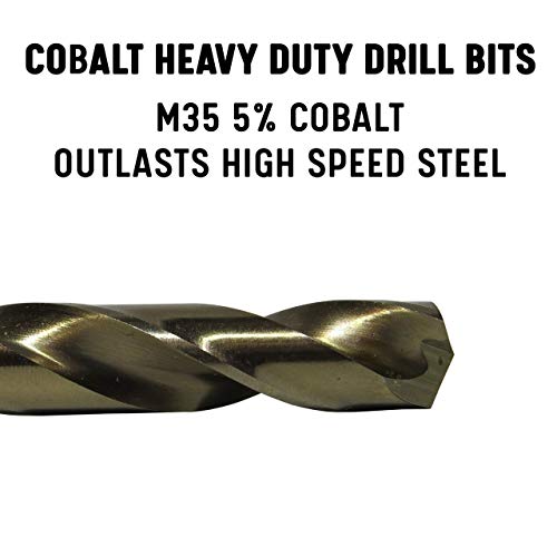 Drill America #3 x 12" Cobalt Aircraft Extension Drill Bit (Pack of 12), GLBCO Series - size: #3 (Pack of 12), style: 12" Length