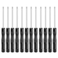 12 Pcs 3mm Slotted Precision Screwdriver, 2mm Magnetic Tip, 84mm - size: 3 Flathead1