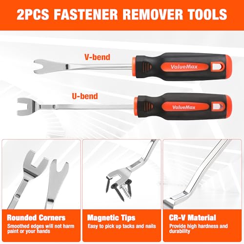 ValueMax 3Pcs Trim Removal Tool and Staple Remover Set