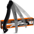 KSEIBI 310950 Folding Hand Saw 10 Inch with SK-4 Steel Blades, Japanese Technology, Ideal for Cutting Soft and Hard Wood (Black Edition)
