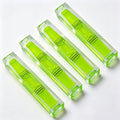 High precision mini bubble, double line small level bubble, three line flat ball level, household ruler can be turned 180 degrees (Non-magnetic, 80 * 15 * 15mm（4PCS)) - size: 80*15*15mm（4PCS)