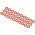 M METERXITY 30 Pack Silicone O-Rings - Garden Water Hose Rubber Sealing Gasket Ring, Soft & Elastic, Apply to Outdoor (2mmx4mmx1mm, Red) - size: 2mmx4mmx1mm