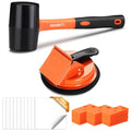 REXBETI Floor Gap Fixer Tool, Plank Gap Repair Kit, Heavy Duty Suction Cup - size: 3
