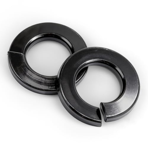 10Pcs 3/4" Spring Lock Washer, Black 304 Stainless Steel - color: Black, size: 3/4 Inch