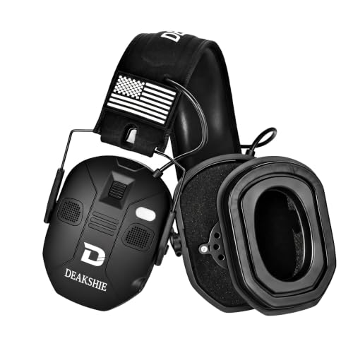 Bluetooth Shooting Ear Protection, 2-in-1 Gel Earmuffs for Glasses - color: M Black