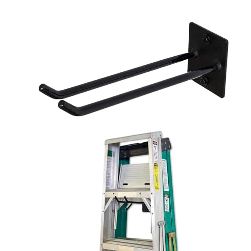 StoreYourBoard Heavy Duty Ladder Hooks for Garage Wall, Holds 2 Ladders - size: X-Large