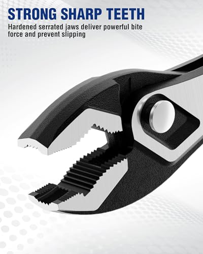 WORKPRO 8.5 Inch Slip Joint Pliers, Heavy-Duty Carbon Steel Plier Tools