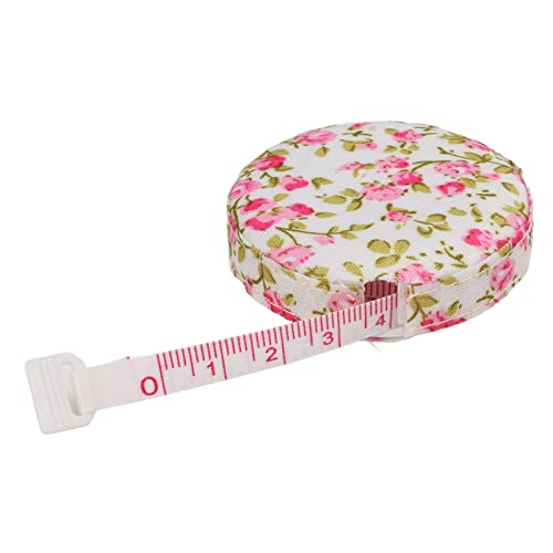 Measuring Tape for Body, 150cm Fabric Tape Measure, Body Tape Measure Retractable Sewing Measuring Tape 60in for Cloth Tailor Sewe (Flower Shape)