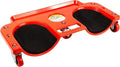 MaxWorks 50916 MaxxHaul Rolling Knee Creeper/Pads ABS High Impact Frame, 5 Swivel Castors, Tool Tray Holder