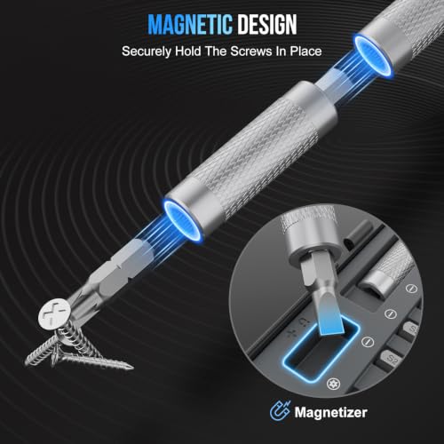 STREBITO 71 in 1 T-Handle Ratchet Screwdriver Set, Magnetic Screwdriver Set