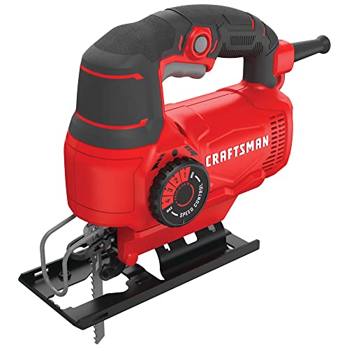CRAFTSMAN Jig Saw, 4 Orbital Settings, Up to 3,000 SPM, 5 Amp, Corded (CMES610)