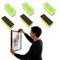 6PCS Magnetic Small Bubble Level 15x15x40mm(0.59x0.59x1.57in) Small Leveler Tool - size: 6pcs 15x15x40mm