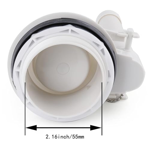 2-Inch Toilet Flush Valve Replacement Kit with Gasket and Bolts Compatible with American Standard 738461-0070A Two-Piece Toilet
