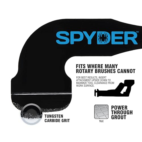 Spyder 2-Piece Grout Remover Tool Set, Accessory for Reciprocating Saws, for Grout Joints 1/16-3/4" (5-Pack) - size: 1/16 to 3/4-inch