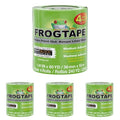 FrogTape Multi-Surface Painters Tape with PAINTBLOCK,1.5 Inch Wide (1.41 in. x 60 Yds),Medium Adhesion,Green,4 Rolls (240660),(Pack of 4) - size: 4 Rolls, 1.41" x 60 Yds (Pack of 4)