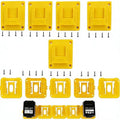 5 Piece Tool Holder 5pc Battery Holder for Dewalt 20V 60V, Wall Mount Cordless Drill Organizer Storage Shelf with Screws