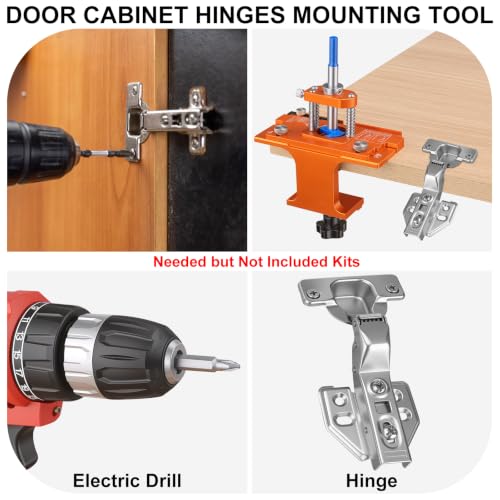 Metal Concealed Hinge Jig, Cabinet Hinge Jig, Door Installation Kit
