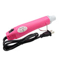 Heat Gun, Mini Hot Air Gun for DIY Crafts Portable Heat Air Gun Tool for Embossing Shrink Wrapping Drying Paint - color: Pink