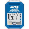 Kreg Zinc Pocket-Hole Screws - SML-F150-100 - 1-1/2 Inch - Fine Thread - Maxi-Loc Head - Indoor - 100 Count