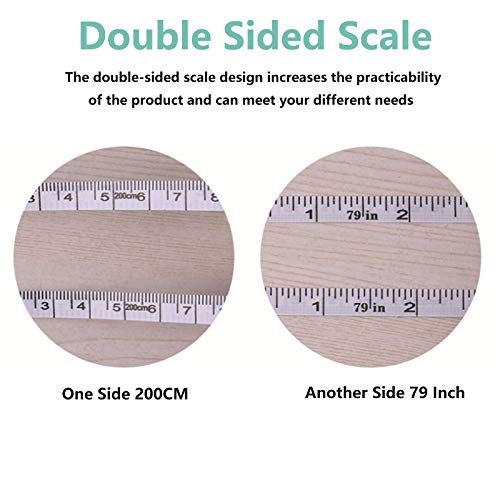 3 Pack Soft Sewing Tape Measure for Body Measuring, 79 Inchs