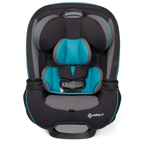 Safety 1st Grow and Go All-in-One Convertible Car Seat, Rear Facing, 5-40 lbs, Forward Facing (30–65 lbs), High Back Booster Seat 40-100 pounds, Green Gables - color: Green Gables, style: Original