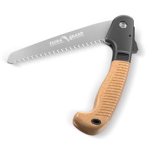 FLORA GUARD 7.7-Inch Folding Hand Saw - color: Gold, size: 7.7 Inch