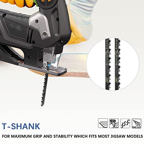 5Pcs 6 Inch Jigsaw Blades T Shank T344D