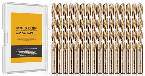 Metric 16Pcs 6mm M35 Cobalt Drill Bit Set - size: 6mm（16pcs）