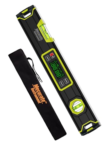 Mecurate 16-Inch Magnetic Digital Level, Electronic Angle Finder, ±0.1° - size: 16-Inch Digital Level