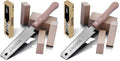 RUITOOL Japanese Hand Saw 6 Inch Double Edge Sided Pull Saw Ryoba SK5 Flexible Blade 14/17 TPI Flush Cut Beech Handle Wood Saw for Woodworking Tools (Pack of 2) - size: Small (Pack of 2)