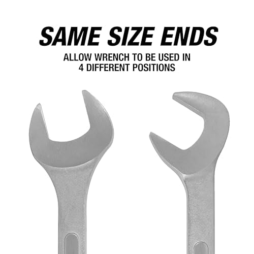 OEMTOOLS 6-PC SAE Jumbo Angle Head Combination Wrench Set 1-3/8" to 2" - style: 6 Pc SAE Angle Head