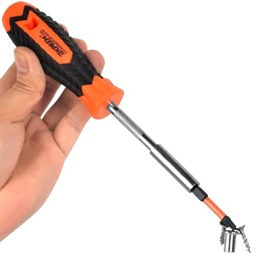 Long Torx Bit Set with Magnetic Bit Driver,TEKPREM 13-Piece Security Torx Screwdriver Bit Set with 2 inch T4 T5 T6 T7 T8 T9 T10 T15 T20 T25 T27 T30 T40 Tamper Resistant - size: 2" Long Torx Bits