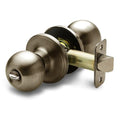 Copper Creek BK2030AB Ball Door Knob, Privacy Function, 1 Pack, in Antique Brass - color: Antique Brass, size: 1 Pack, style: Privacy