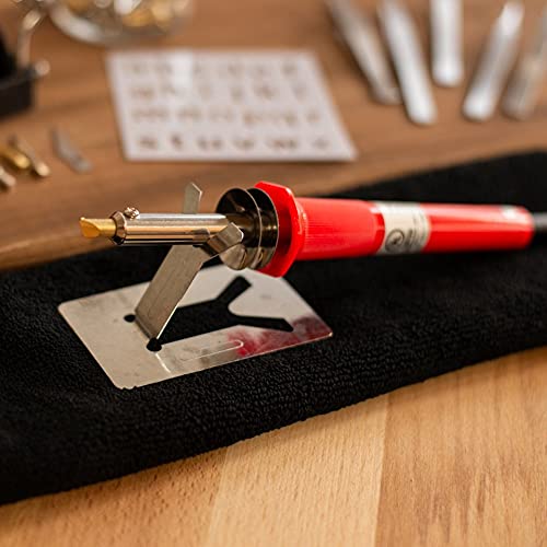 Wood Burning Pen Set Soldering Chiseled Tips and Tweezers Kit - 35pc - size: 35pc
