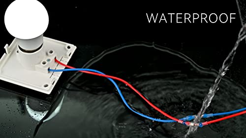HKS 150PCS Solder Seal Wire Connectors Kit – Waterproof Heat Shrink Butt Terminals – 26-10 AWG – Automotive, Marine, Boat, Home Wiring Repair - color: Mix 26-10 AWG, size: 150PCS